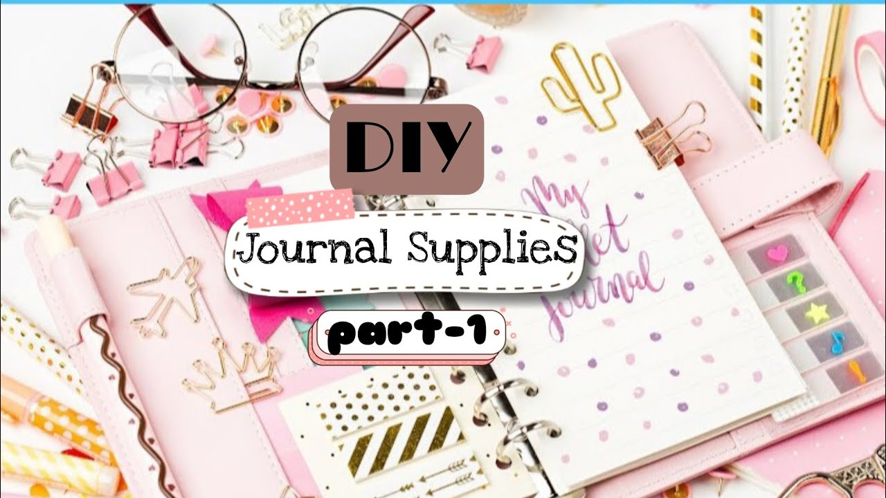 Part-2)DIY Journal Kit at home / Handmade Journal Set Idea  #Journal_Supplies #Journal_Stationary