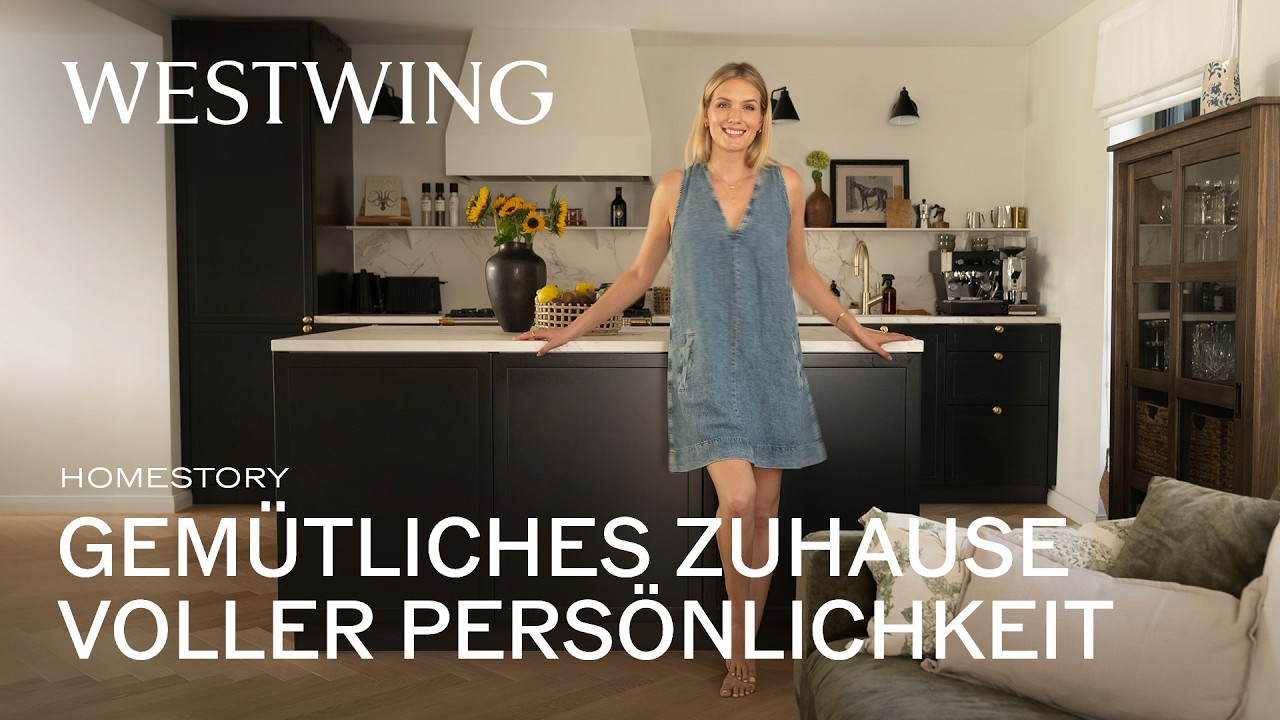 Renoviertes Landhaus mit Charakter | Offene Küche, Holzterrasse und mutige Farbgestaltung | Hometour