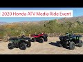 Honda ATVs: Media First Rides