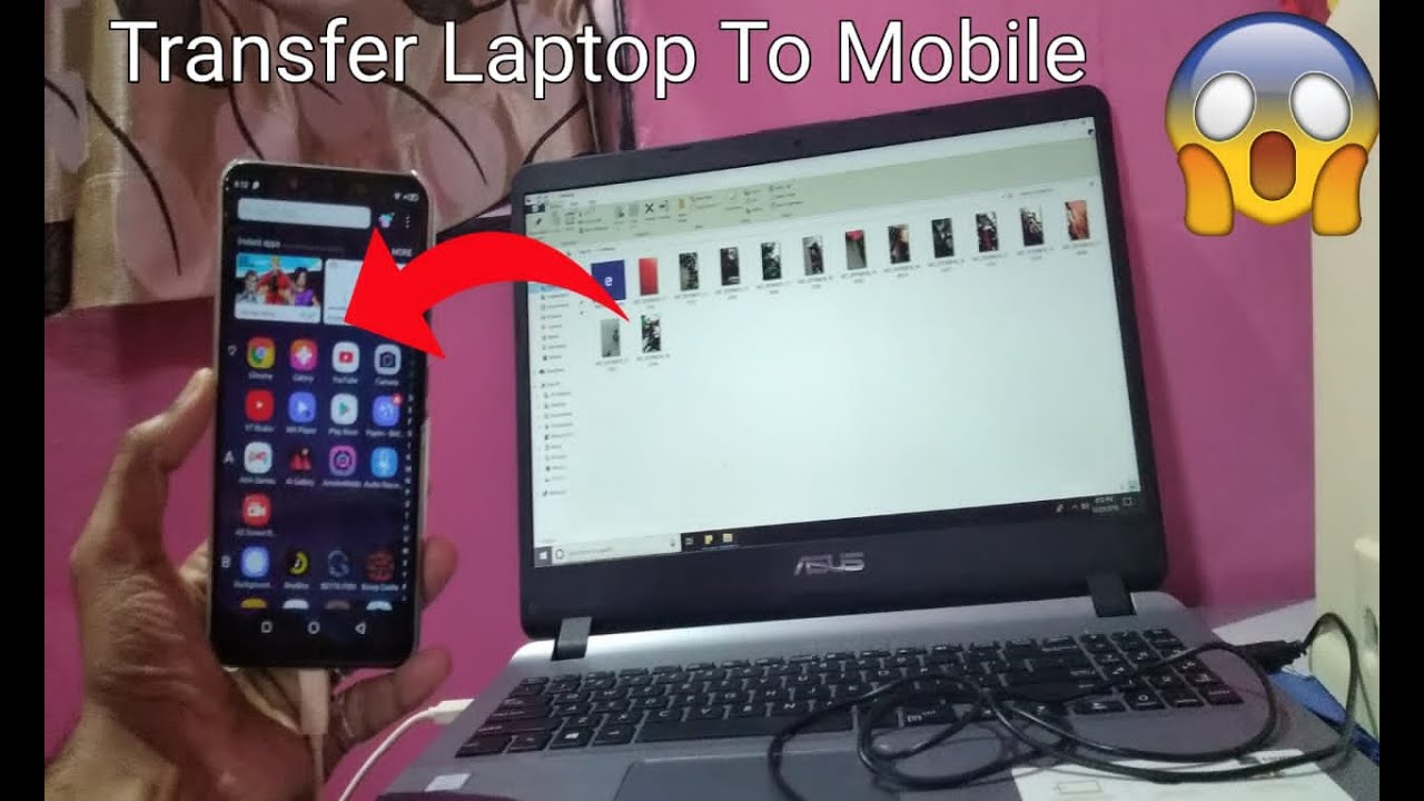 how to transfer presentation from laptop to phone