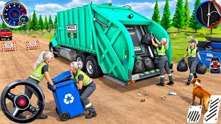 Garbage Truck Driving Simulator Game! 3D Garbage trash collector Truck 2026 - Android Gameplay