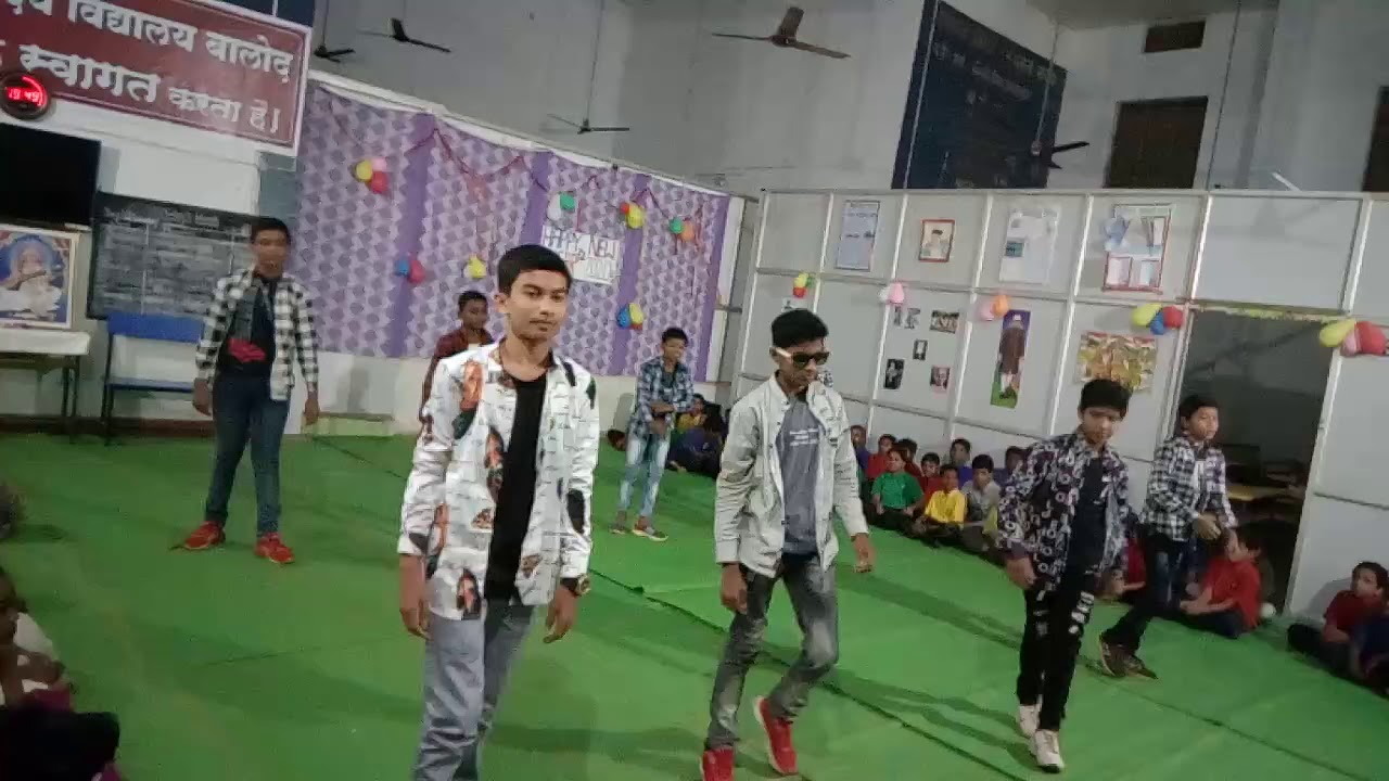 New year celebration dance class 8th Jnv Balod 2020 - YouTube
