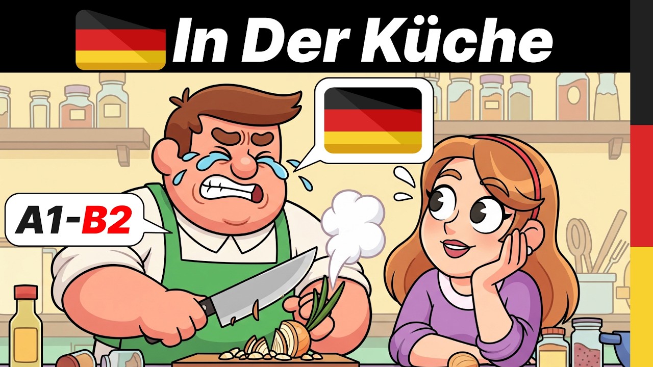 Learn German Naturally with Easy Everyday Dialogues: In der Küche! 🍳