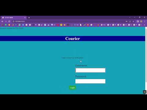 Courier Management System in Python Django
