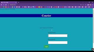 Courier Management System in Python Django