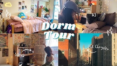 NYU Freshman DORM Tour! 🏙️🗽💜(University Hall)