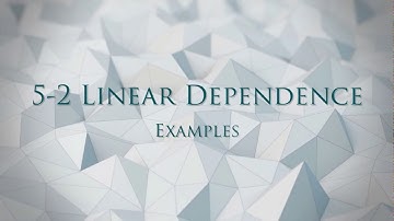 5.2. Examples - Linear Algebra and Analytic Geometry