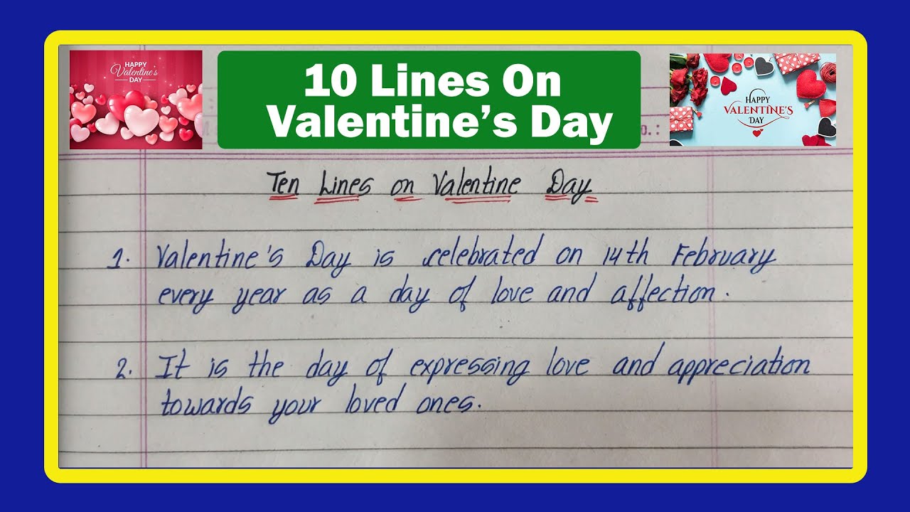 10 Lines on Valentine's Day Essay Essay On Valentine's Day