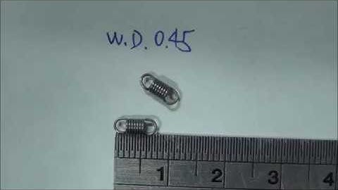 CNC Tension Spring Machine LE-208 - 0.45mm Extension Spring - YHM