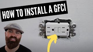 how to install a gfci outlet