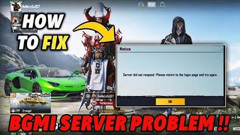 BGMI Server Problem! BGMI Request Timeout & Why BGMI is not Opening Today !
