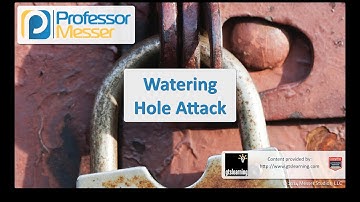 Watering Hole Attack - CompTIA Security+ SY0-401: 3.2