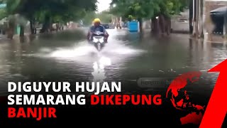 Download lagu Hujan Lebat, Landasan Pesawat Bandara Ahmad Yani Tergenang Banjir | tvOne