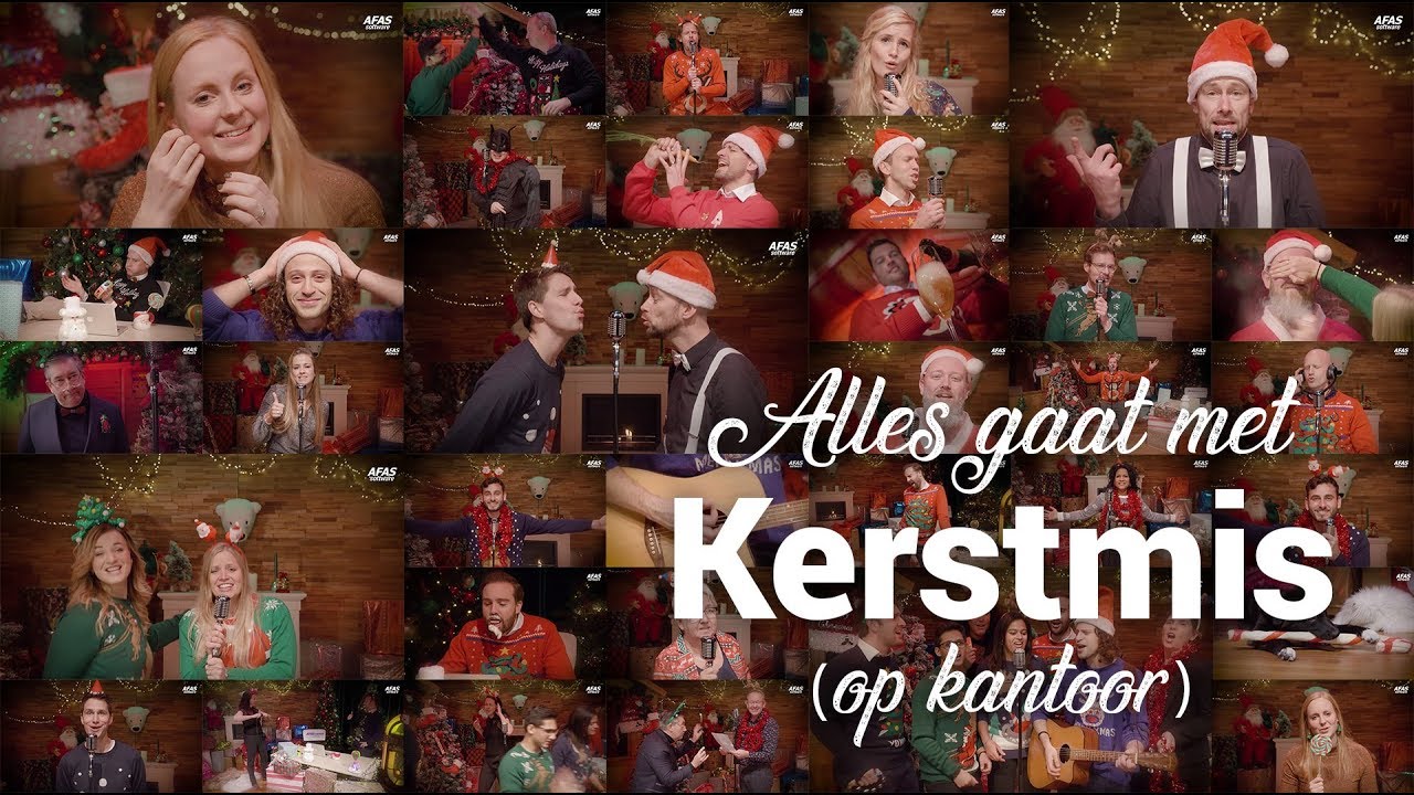 Alles gaat met Kerstmis (op kantoor) - YouTube