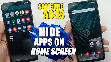 How To Hide Apps On Home Screen - Samsung Galaxy A04s