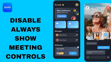 How To Disable Always Show Meeting Controls On Zoom App | Step By Step