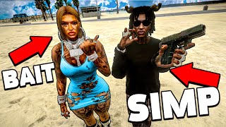 Baiting Simps In GTA ROLEPLAY is Hilarious...