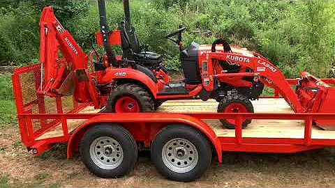 Load n Go Trailers Kubota BX23S BX Backhoe Tractor