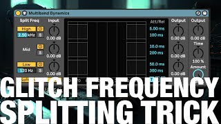 Frequency splitting trick in Ableton, how to work with loops