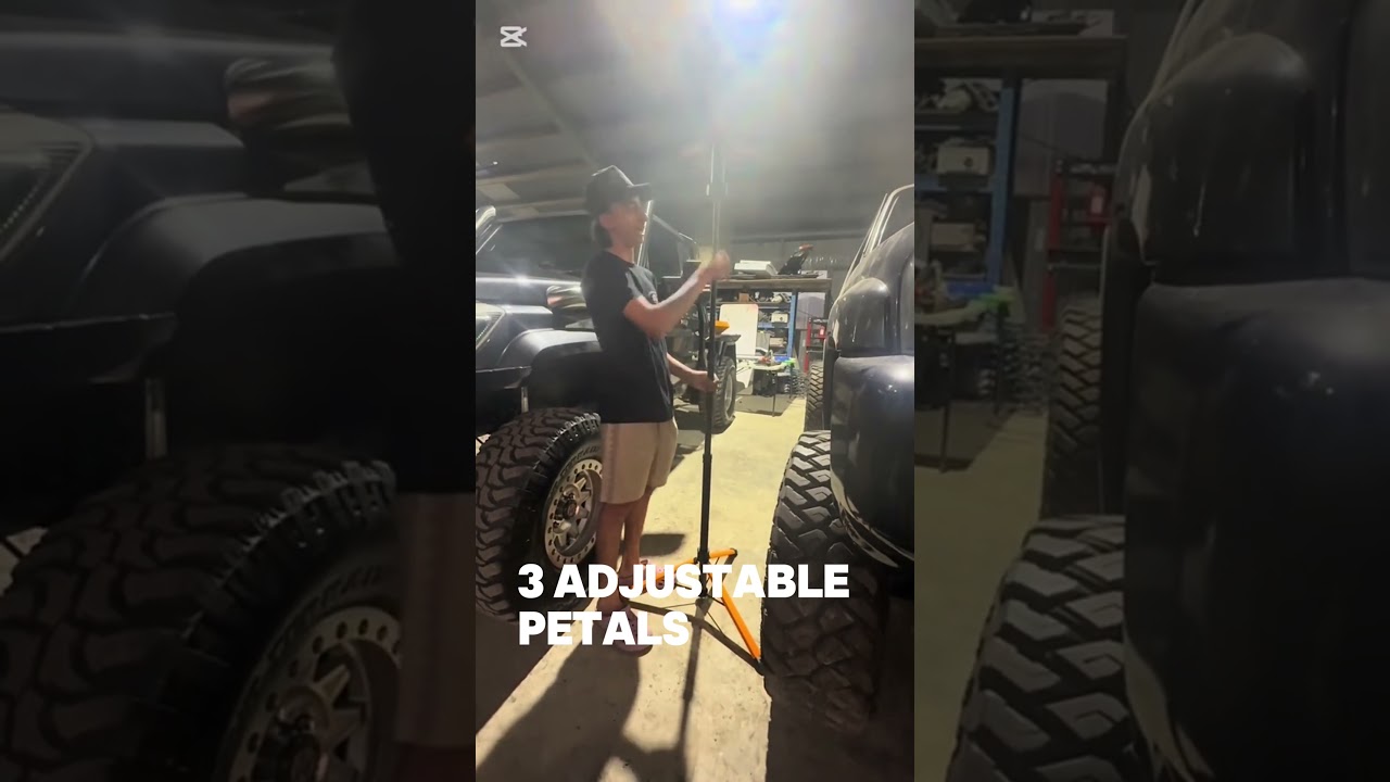 Insanely Bright Camping Light! 3 Adjustable Petals + Telescopic Tripod – San Hima Telescopic Light