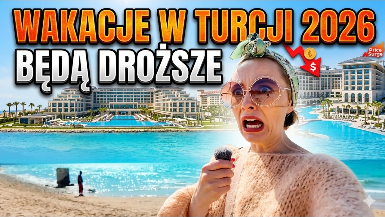 Wakacje w TURCJI 2026 BĘDĄ DROŻSZE? 🇹🇷 Co zmienią ataki na Bliskim Wschodzie?
