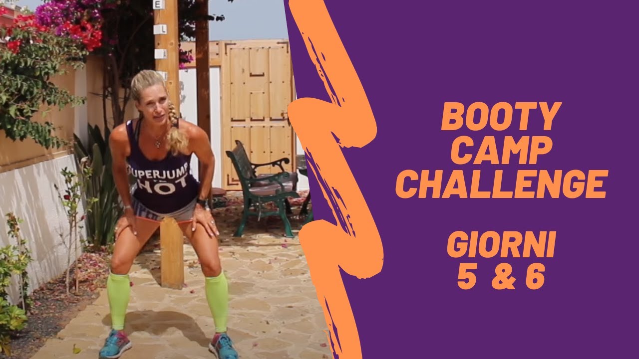 Jill Cooper Booty Camp Challenge Day 5&6 Esercizi per i glutei