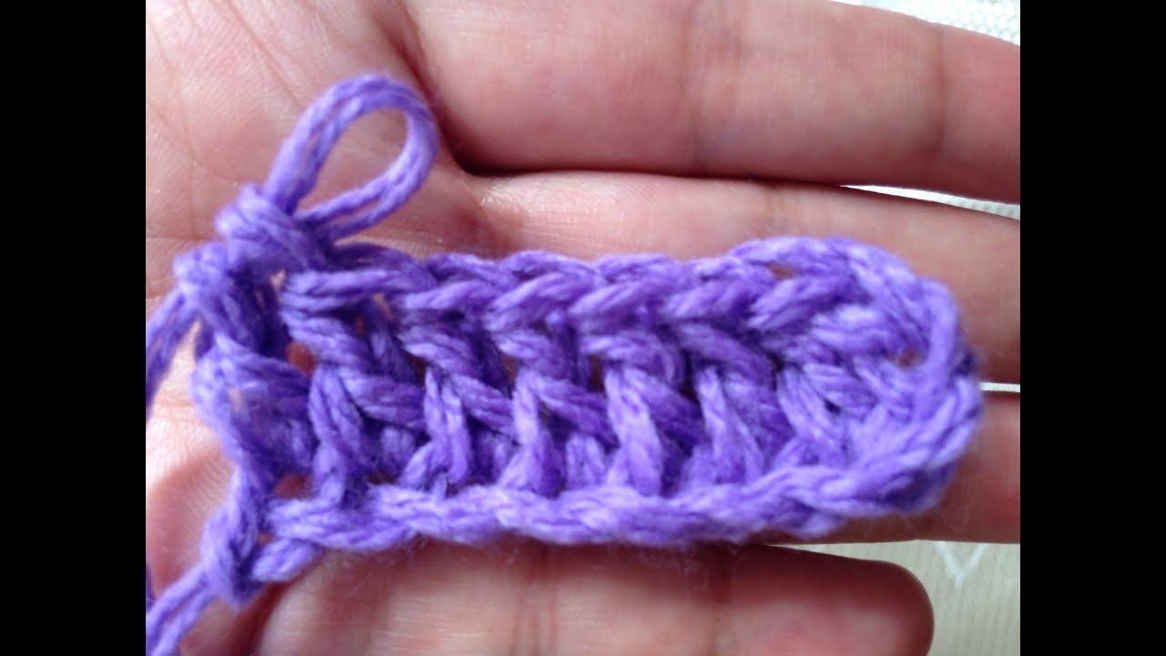 Gantsilyo 101 Learning How to Double Crochet - YouTube