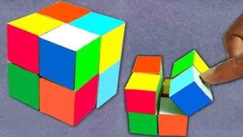 How to make a paper infinity cube | paper cube