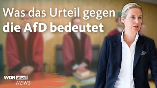 Urteil: Verfassungsschutz darf AfD als rechtsextremen Verdachtsfall einstufen | WDR Aktuelle Stunde