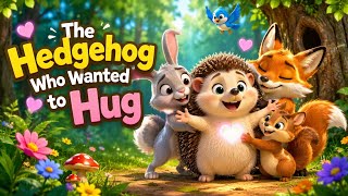 🦔💖 THE HEDGEHOG WHO WANTED TO HUG🌈 | A Heartwarming Story About Friendship & Kindness | Kids Story🌳