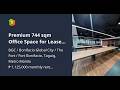 Premium 744 sqm Office Space for Lease in BGC Taguig