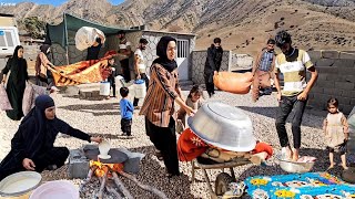 Nomadic life at its peak of beauty | Extraordinary reconstruction and exemplary family cooperation