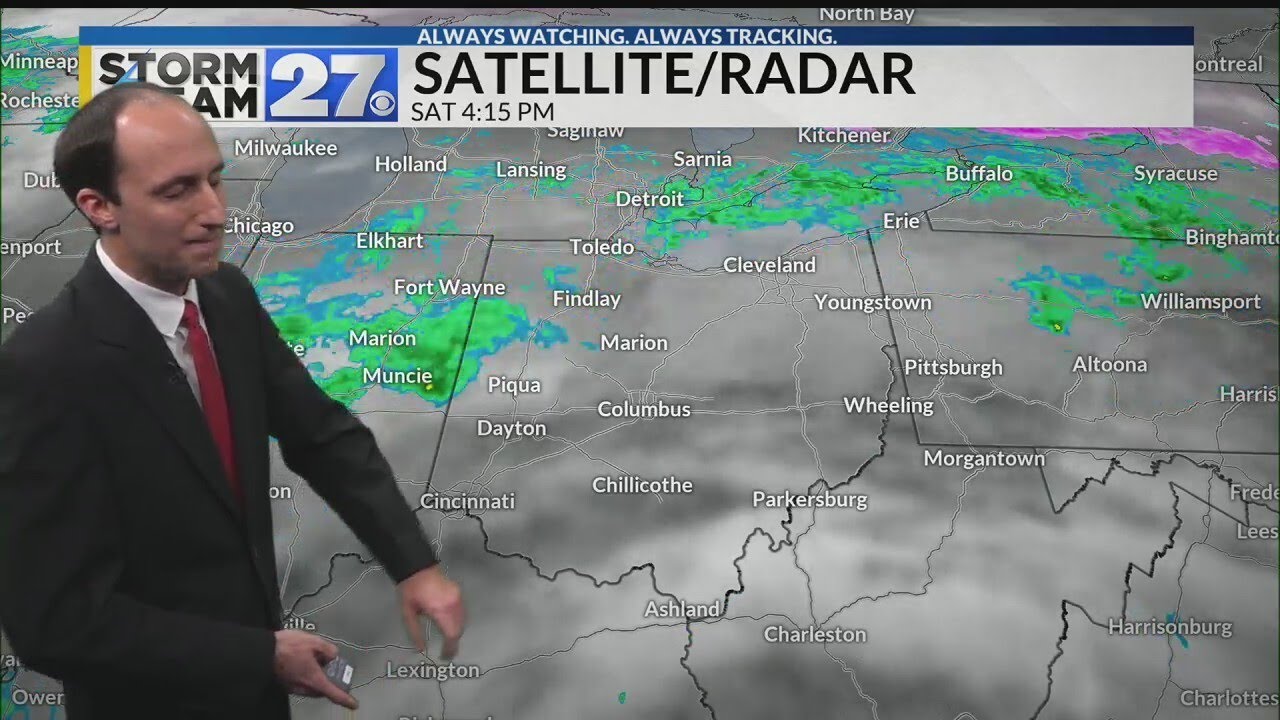 Tracking rounds of rain Sunday - YouTube