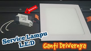 Lampu downlight led DUA WARNA dan CARA MEMASANG