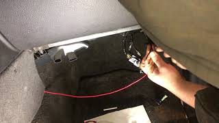 Rewiring a burnt out blower motor resistor connector harness