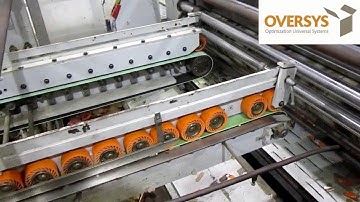 VIDEO OVERSYS U40870517 ISOWA PS5 4 COLOR FLEXO FOLDER GLUER WITH ROTARY DIE CUTTER