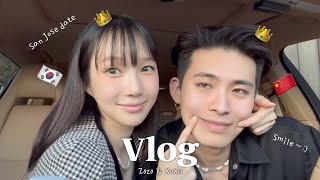 [Korea & China Couple] SF Mall & Hair Cut date vlog 💇‍♂️ | how to eat Xiaolongbao🥟 | K-Pop hair cut🌸