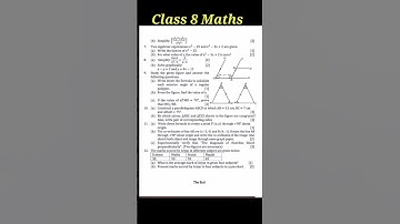 Class 8 maths question paper 2081 || class 8 maths question paper 2025 #maths #class8maths #class8th