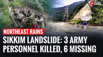 Sikkim Landslide Tragedy: 3 Army Men Killed, Six Missing; Over 1600 Tourists Evacuated Amid Rescue