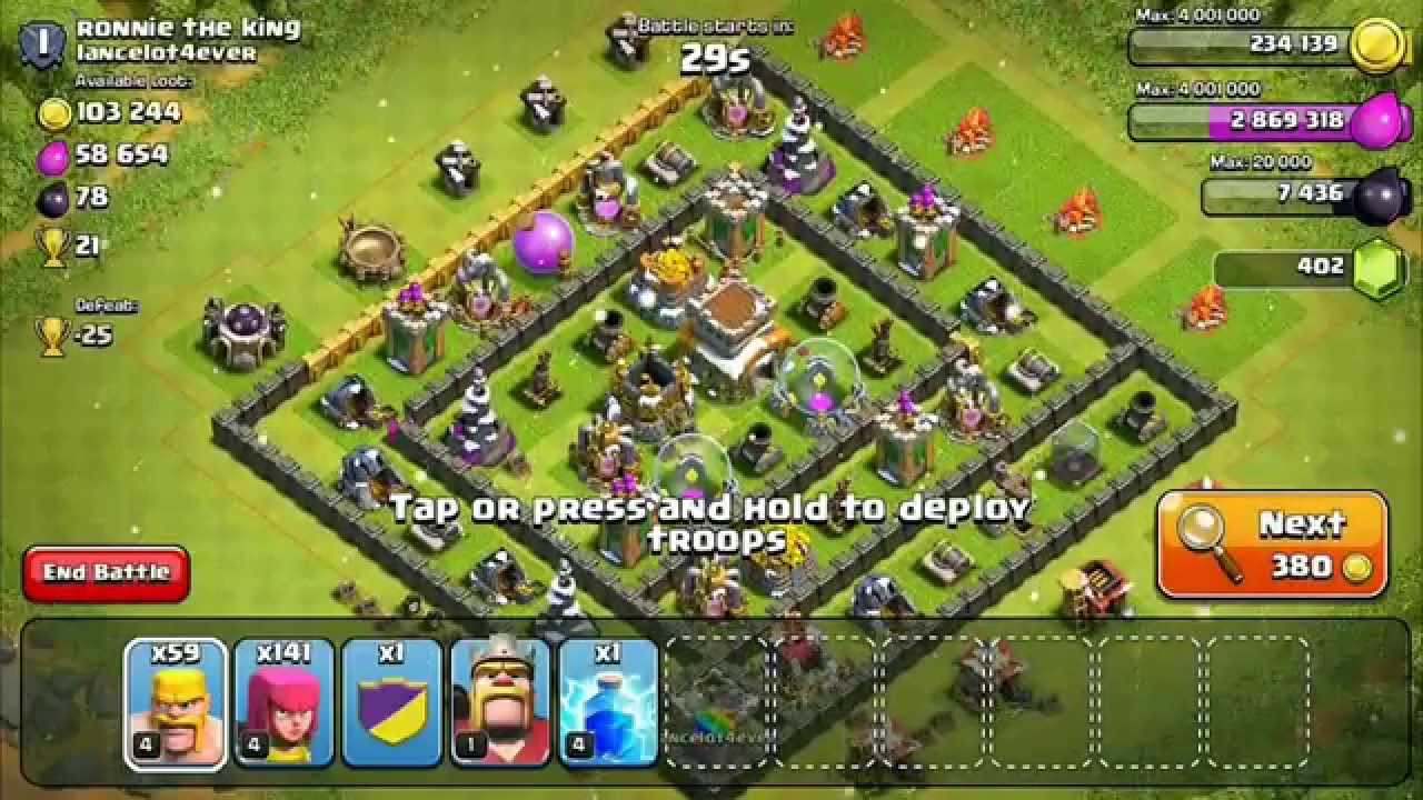 Clash of Clans Let's Play Episode 19 Balloons + Minions = Epic