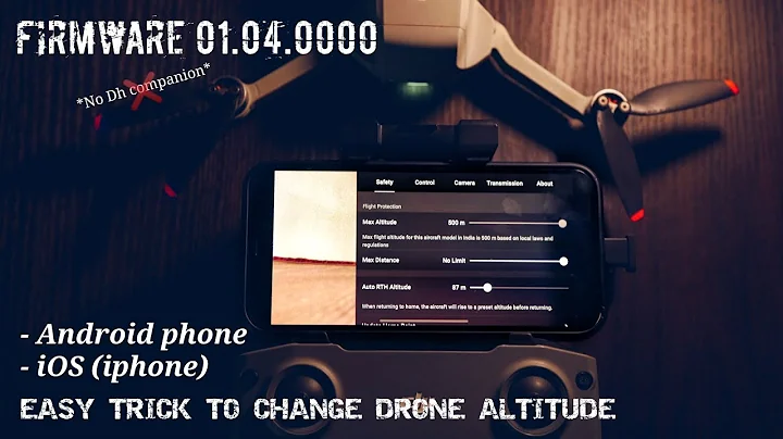 DJI #MINI2 Easy trick to change altitude limit on #DJI FLY APP | Firmware v01.04.0000 | #LITCHI #15m