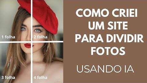 Como dividir uma foto em várias folhas a4