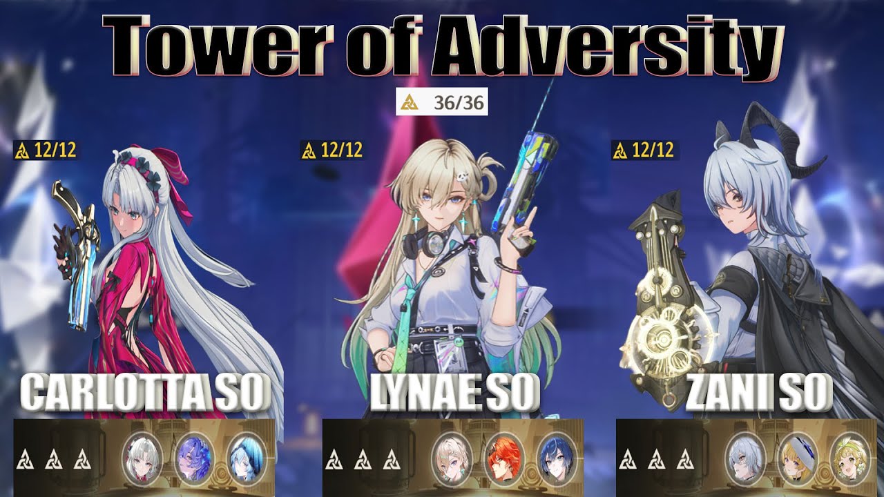 Tower of Adversity - S0 Carlotta | S0 Zani | S0 Lynae - Wuthering Waves 3.0