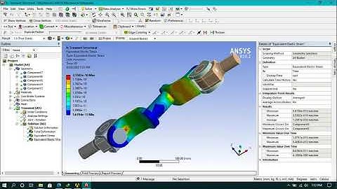 Transient Structural analysis on Gearless Transmission system in Ansys Workbench