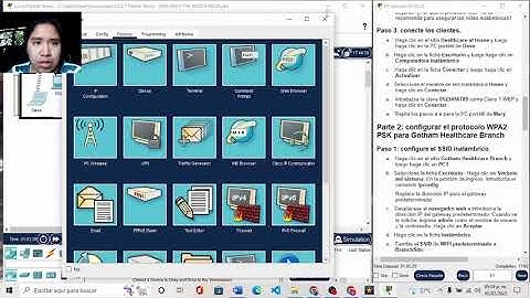 Packet tracer 3.3.2.7  protocolos WEP/WPA2 PSK/WPA2 RADIUS