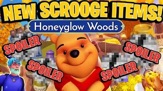EVERY New Scrooge Item! (All SECRET & RARE ITEMS) Honeyglow Woods | Dreamlight Valley