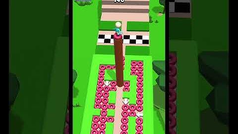 Gameplay top mobile games Relaxing n satisfying game iOS/ANDROID Stacky Dash  #shorts Level 3078