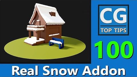 Real Snow Addon for Blender