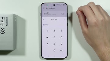 OPPO Find X9/X9 Pro: Hoe de pincode van de simkaart wijzigen (pincode van de simkaartvergrendelin...