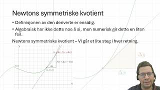 Numerisk derivasjon